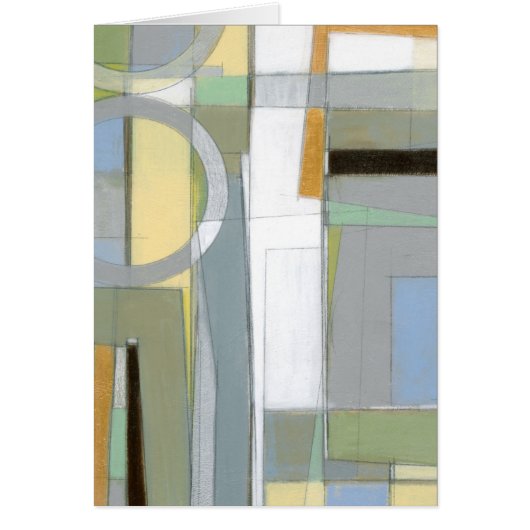 Colorful Abstract Geometric Shapes Cards (Front)