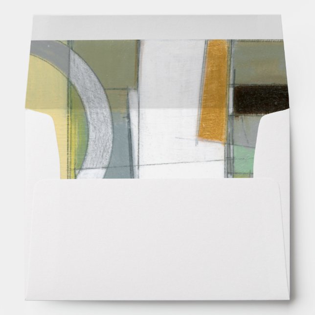 Colorful Abstract Geometric Shapes Envelope (Back (Bottom))