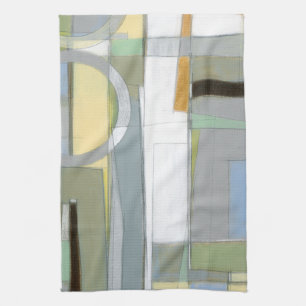Colorful Abstract Geometric Shapes Towel