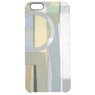 Colorful Abstract Geometric Shapes Clear iPhone 6 Plus Case