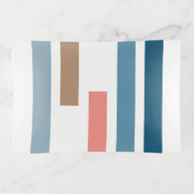 Colorful Abstract Geometric Stripes Art Pattern