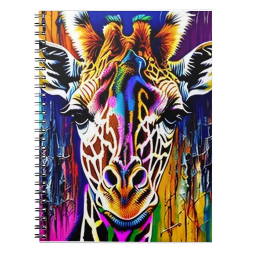 Colorfulabstractgiraffe Notebook