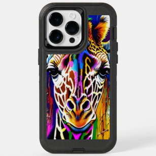 Colorful/abstract/giraffe OtterBox iPhone 14 Pro Max Case