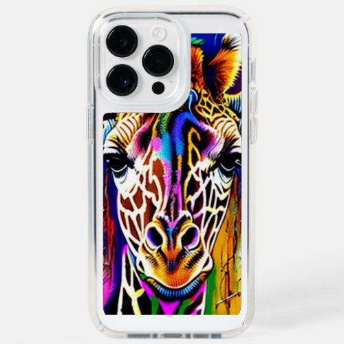 Colorfulabstractgiraffe Speck iPhone 14 Pro Max Case