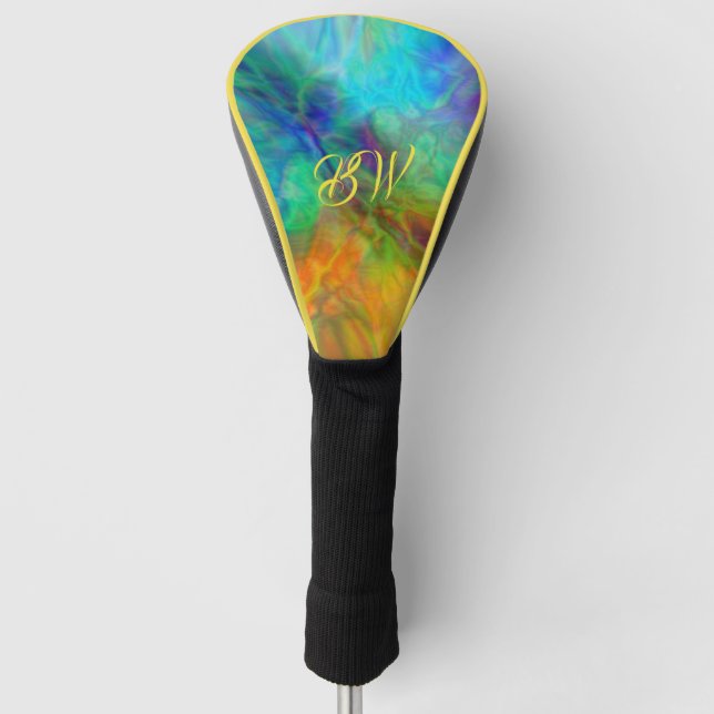 Colorful Abstract Golf Head Cover (Front)