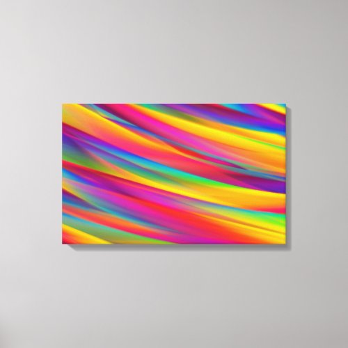 Colorful Abstract Gradient Canvas Print