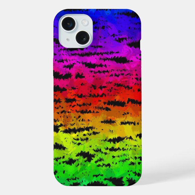 Colorful abstract iphone case (Back)