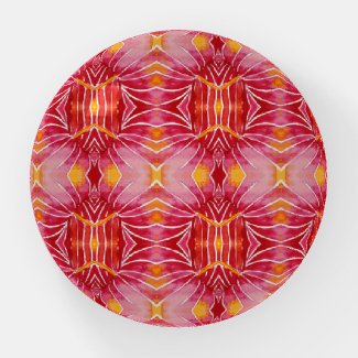 Colorful Abstract Kaleidoscope  Paperweight