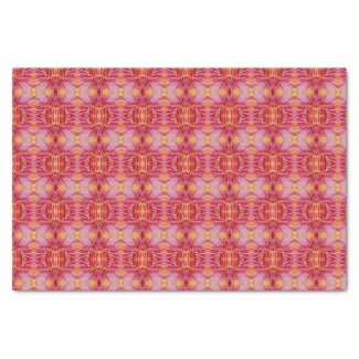 Colorful Abstract Kaleidoscope Pattern  Tissue Paper