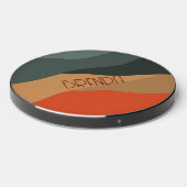 Colorful abstract landscape wireless charger  (Front 2)