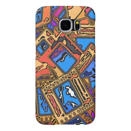Colorful Abstract Layers Samsung Galaxy S6 Case