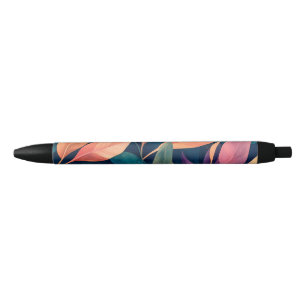 Colorful Abstract Leaves Pen
