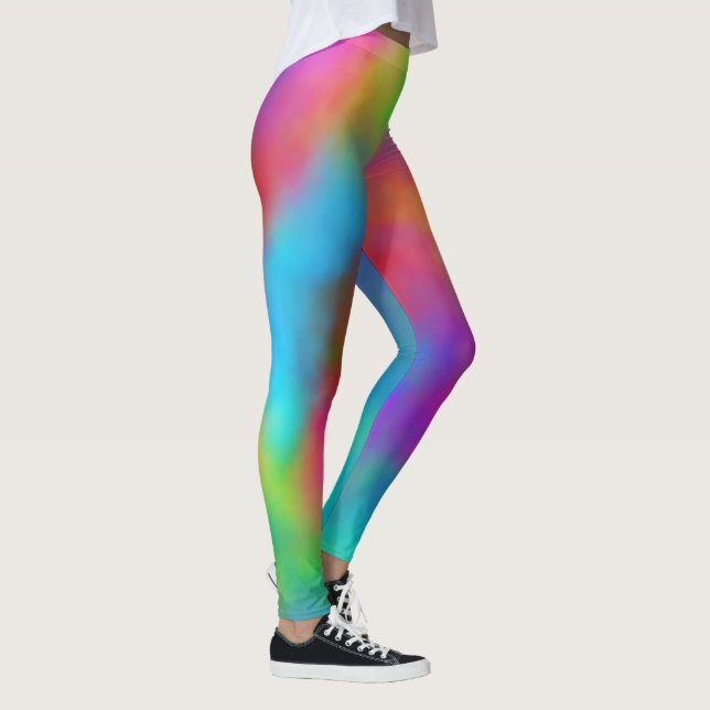 Colorful Abstract Leggings (Right)