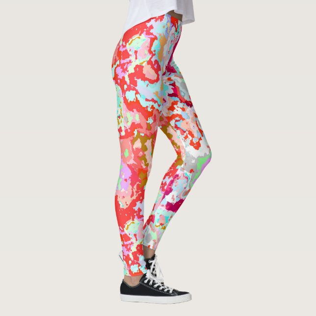 Colorful Abstract Leggings (Right)