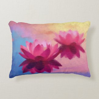 Colorful Abstract Lotus Flowers