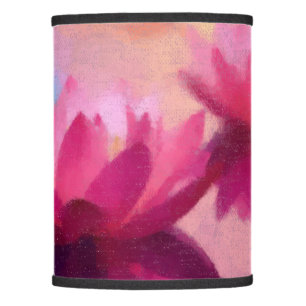 Colorful Abstract Lotus Flowers Lamp Shade