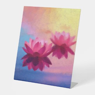 Colorful Abstract Lotus Flowers