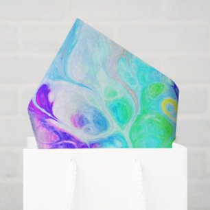 Colorful Abstract Marble Pattern Tissue Paper
