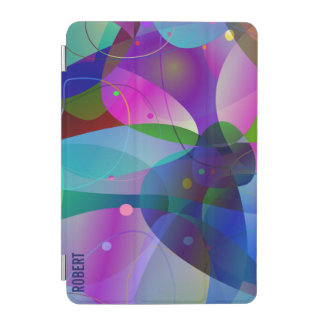 Colorful abstract modern art iPad mini cover