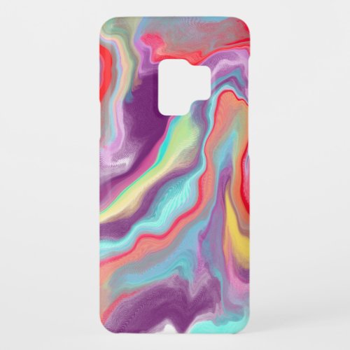 Colorful Abstract Modern Digital Art Marble  Case_Mate Samsung Galaxy S9 Case