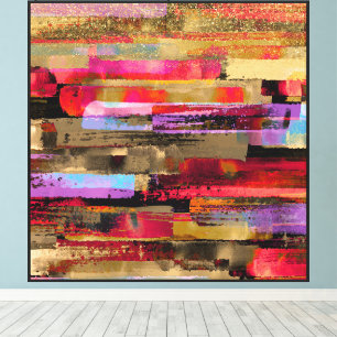 colorful Abstract modern Pattern Canvas Print