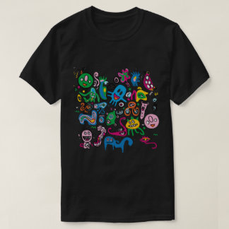 Colorful Abstract Monster T-Shirt