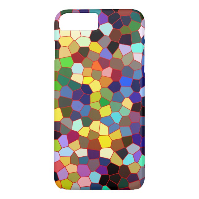 Colorful Abstract Mosaic Case-Mate iPhone Case (Back)
