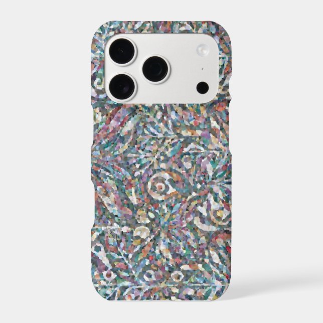 Colorful Abstract Mosaic Pattern Case (Back)