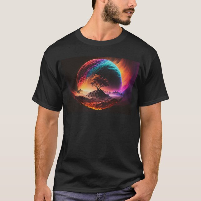 colorful abstract natural T-Shirt (Front)
