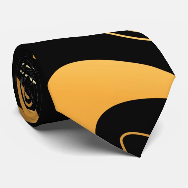 Colorful Abstract Neck Tie (Rolled)