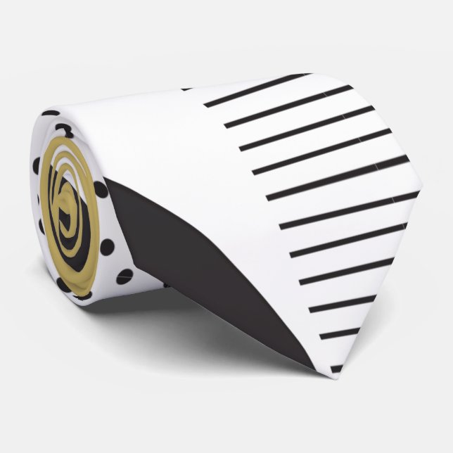 Colorful Abstract      Neck Tie (Rolled)