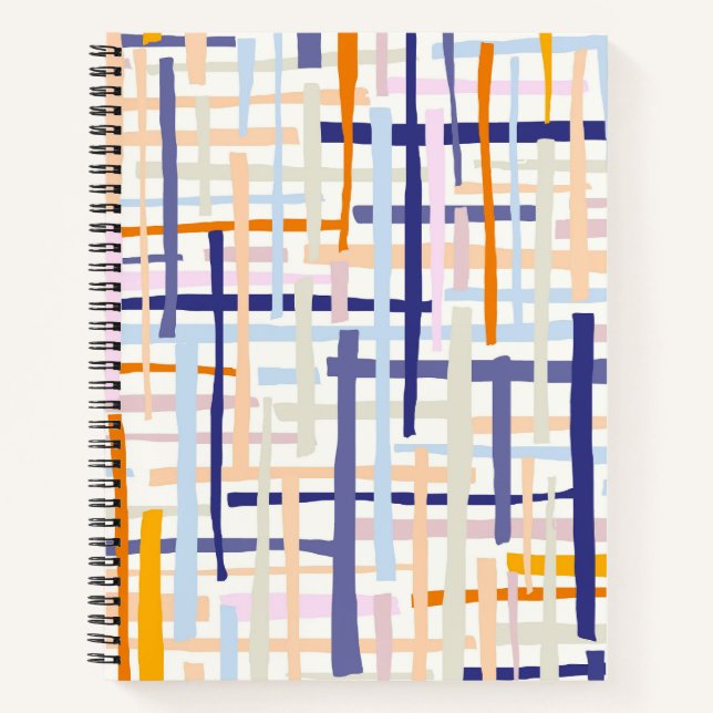 Colorful Abstract Notebook (Front)