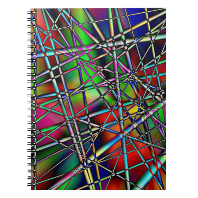 Colorful Abstract Notebook (Front)