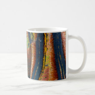Colorful abstract of a Tiger eye Coffee Mug