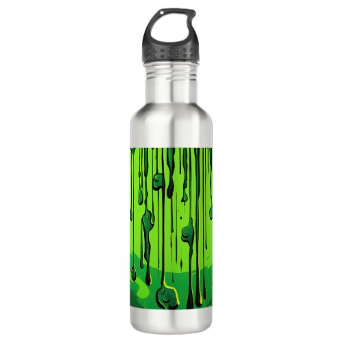 Colorful Abstract Paint Drips 12 Stainless Steel Water Bottle