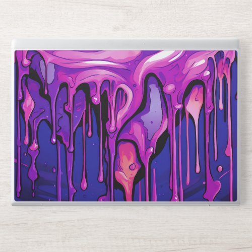 Colorful Abstract Paint Drips 8 HP Laptop Skin