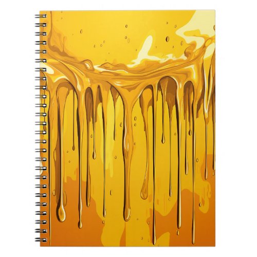 Colorful Abstract Paint Drips 9 Notebook