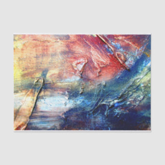 Colorful Abstract Paint Tissue Paper