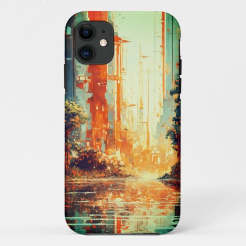 Colorful Abstract Painting Art iPhone 11 Case