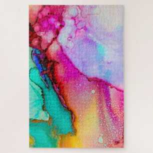 Colorful Abstract Painting Artwork Puzzle