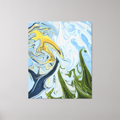 Colorful Abstract Painting  Best abstract art Canvas Print