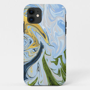 Colorful Abstract Painting   Best abstract art iPhone 11 Case