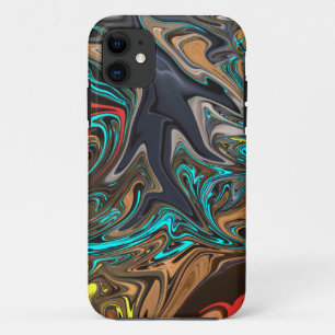 Colorful Abstract Painting Best art masterpiece iPhone 11 Case