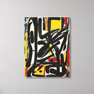 Colorful Abstract Painting Canvas Print