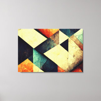 Colorful abstract painting canvas print