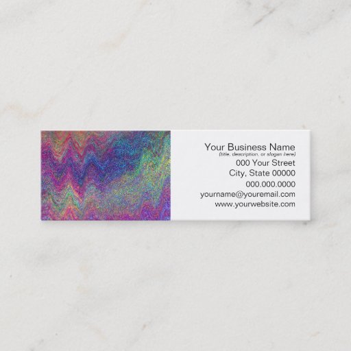 Customizable Colorful Abstract Painting Business Card Templates