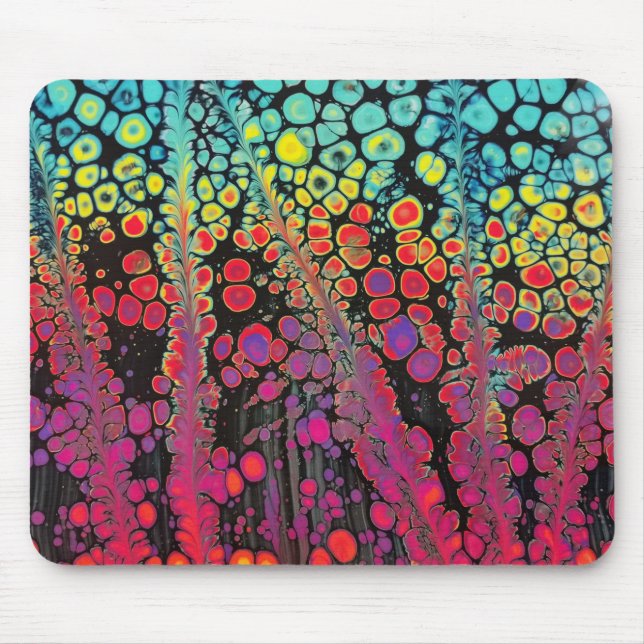 Colorful Abstract Painting Mouse Pad (Front)