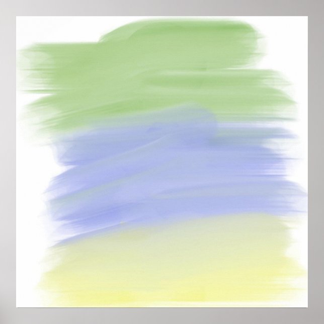 colorful abstract painting poster (Front)