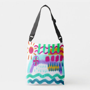 Colorful Abstract Painting Tote Bag