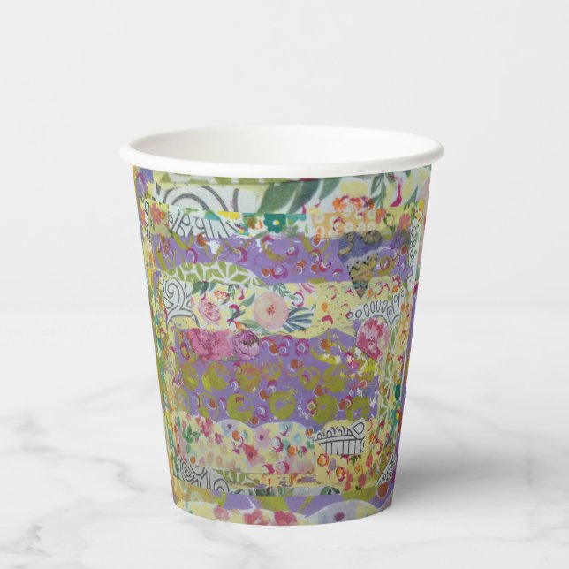 Colorful Abstract Paper Cups (Front)